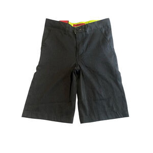 Montage Pinstriped Shorts Boys Size 8 Black Gray Pocketed Dress Shorts NWT